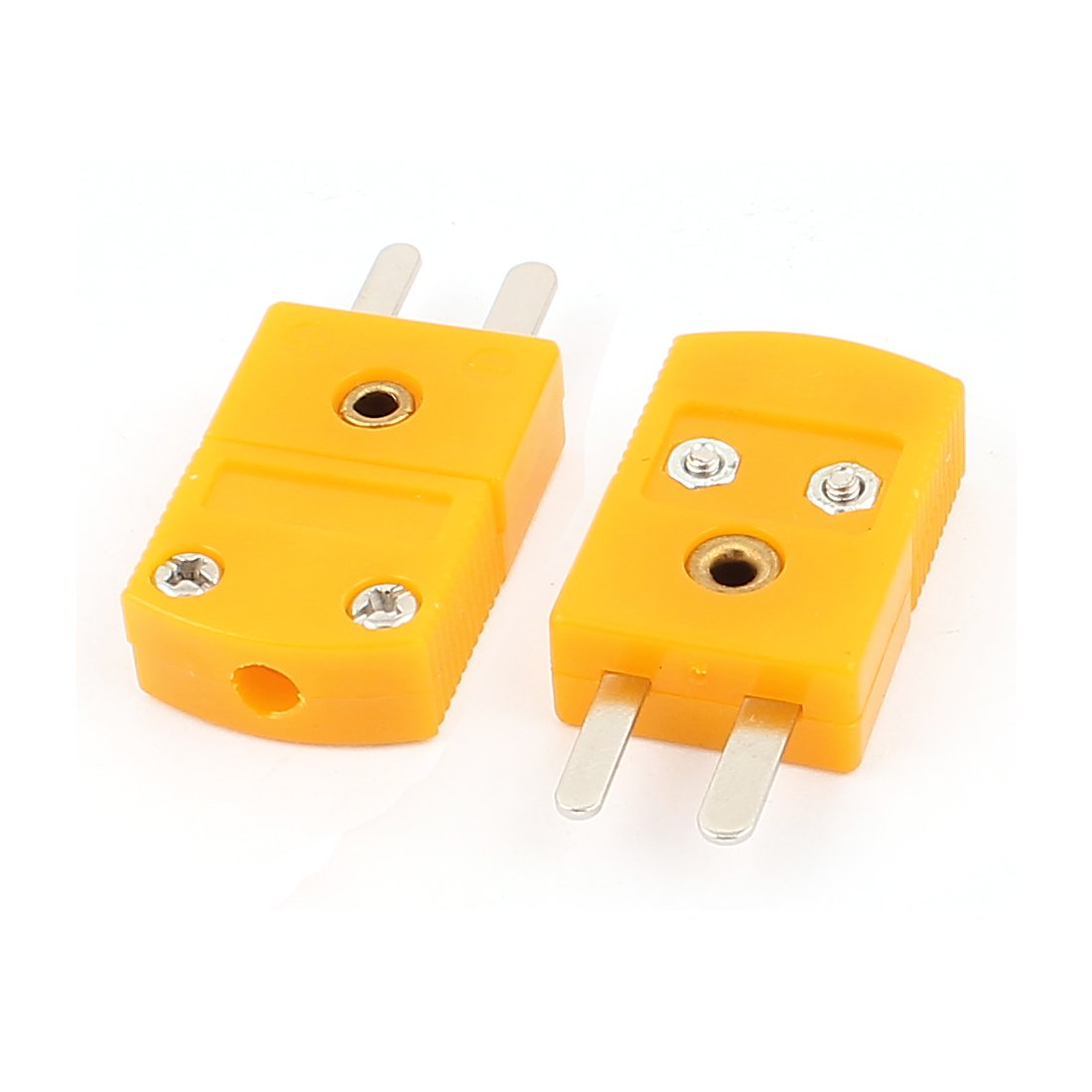 Sourcingmap Male K Type Thermocouple Wire Temperature Probe Connector 2 Pcs
