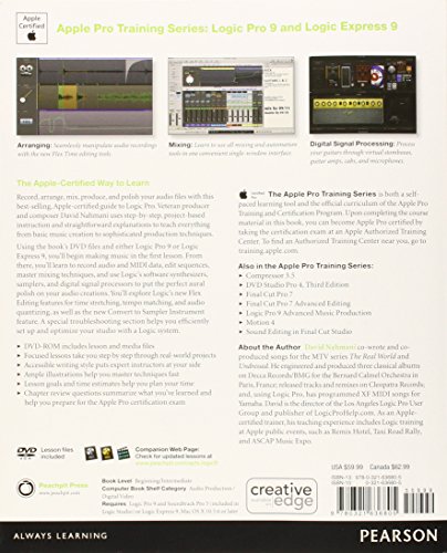 Apple Pro Training Series: Logic Pro 9 and Logic Express 9