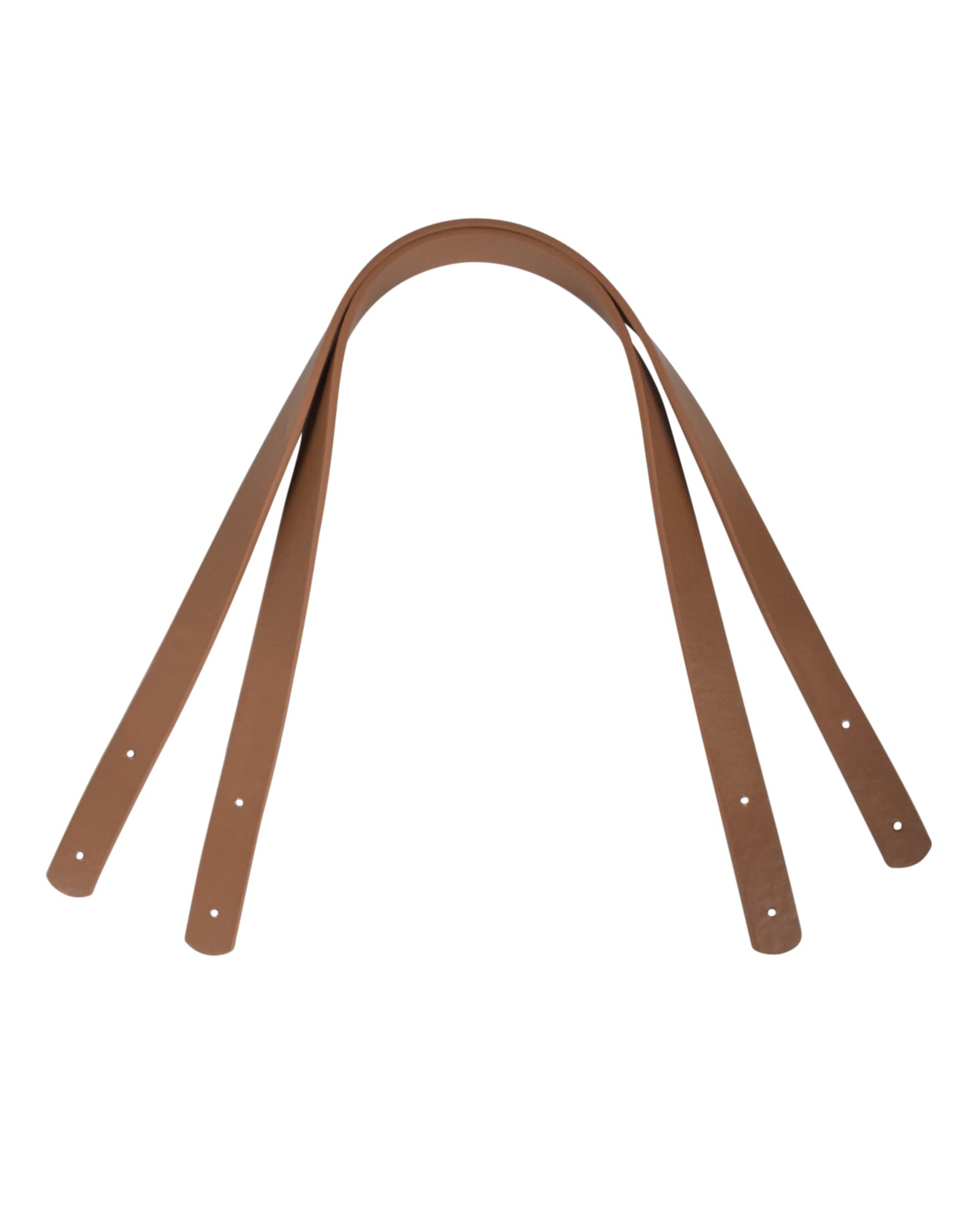 besbomig 2 Pcs Replacement PU Strap with Rivet Solid Color 60cm Handbags Shoulder Bag Handles for Women Tote Purses,60cm,Khaki — image 1