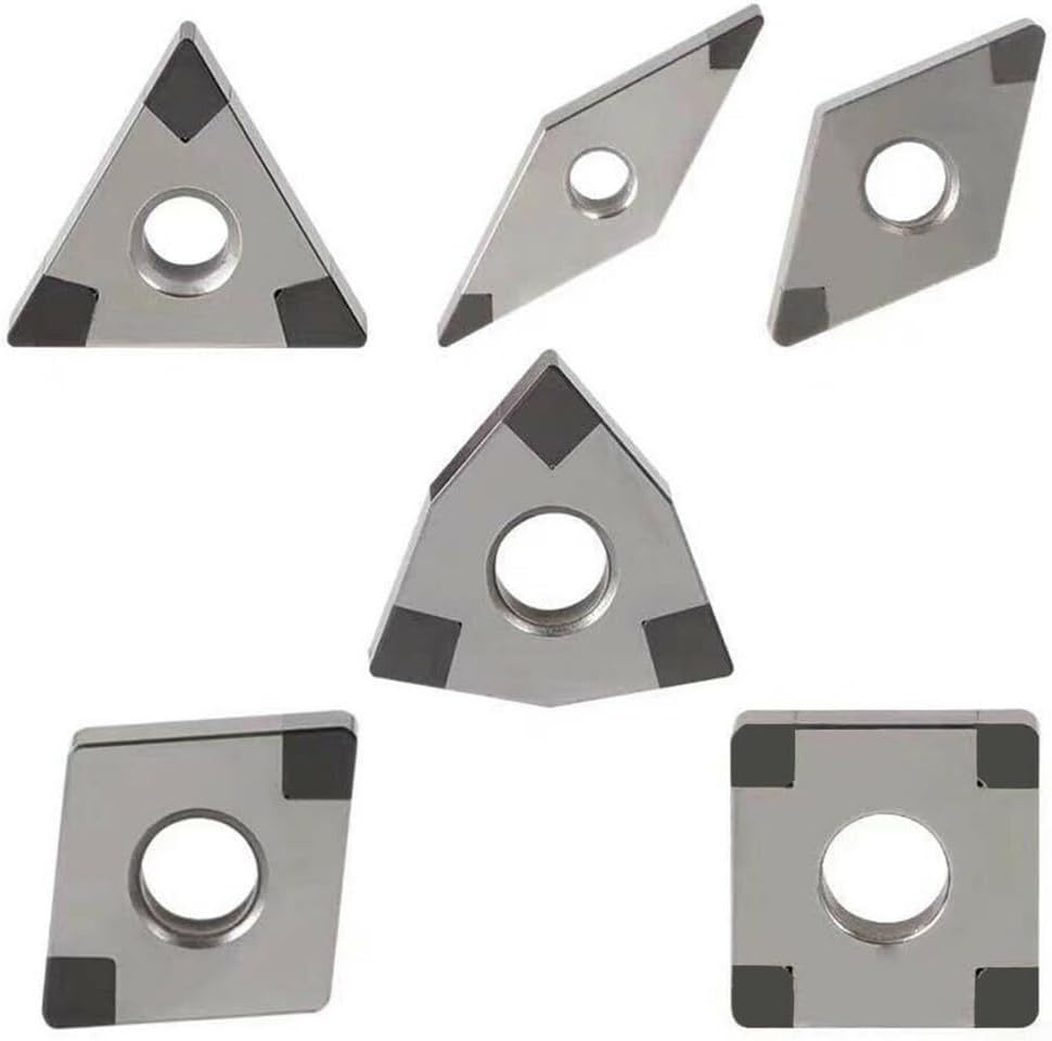 EasyByMall CBN Turning Inserts for Hardened Steel Finishing HRC65