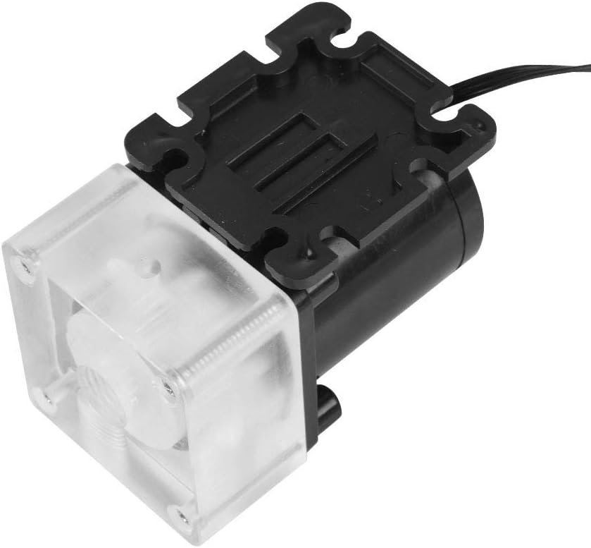 Cuifati G1/4 Thread Water Pump for PC,Noiseless CPU Water Bump Computer Water Cooling System Pump G1/4 Thread,CPU Water Pump 12V DC Ultra-Quiet Computer Water Cooling System for PC 500L/H - Image 3