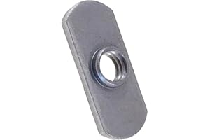 MAGIC HUB 10 Pack 3/8-16 Spot Weld Nuts - Double Tab - Center Hole Design Spot Weld Nut - Low-Carbon Steel (10)