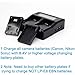Fotga LCD Dual Battery Charger for Canon LP-E6 LP-E6N 7D 6D 5D Mark II III IV 5Ds 70D 60D 80D Blackmagic Pocket Cinema Camera BMPCC 4K DSLR Cameras