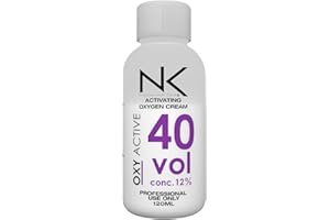 NK Professional Care OXY ACTIVE Activating Oxygenated Cream. Cream peroxide developer. Ideal complement for dyes and bleaches. Vol 40 (4oz)