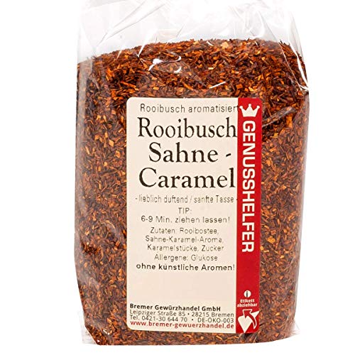 Bremer Gewürzhandel Rooibos-Tee Sahne Karamell, lose, harmonischer Geschmack, lecker sahnig und karamellig, für… – Bild 5