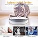 Casfuy 5-meals Automatic Cat Feeder – Auto Pet Feeder with Programmable Timer Dry and Wet Food Dispenser Voice Recorder & Speaker for Cat and Small Medium Dog Portion Control Dual Power Supply 5x240mlthumb 2