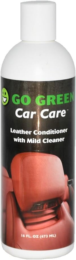 Go Green Leather Conditioner – Organic, 3 in 1 Leather Care, Cleans, Protects and Restores your leather, Unleash The Power of Coconut on your Leather, Perfect for Auto Lovers, Kids and Pet Safe