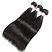 CYNOSURE Brazilian Hair 3 Bundles 9A Virgin Unprocessed Straight Human Hair 12 14 16 inches Brazilian Straight Hair…