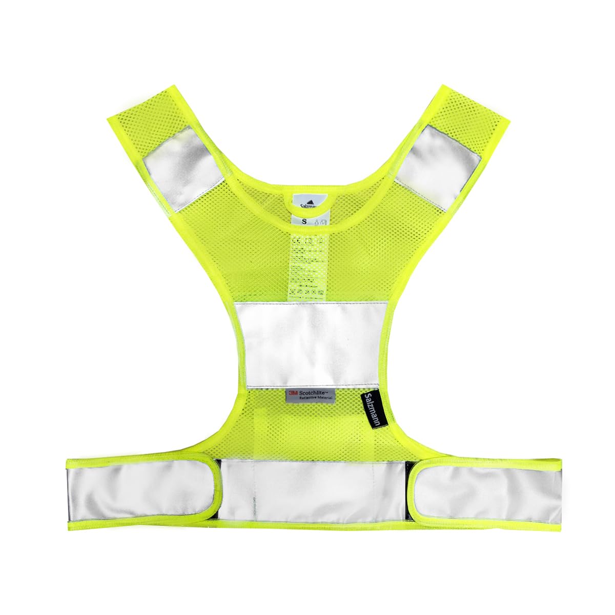 Salzmann 3M Reflective Sports Vest - Breathable Hi Vis Running Vest - Made with 3M Scotchlite — image 1