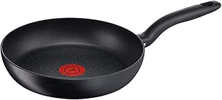 Tefal C69504 Hard Titanium Plus Pfanne, 24 cm, antihaftbeschichtet, schwarz