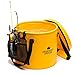 The Friendly Swede Collapsible Bucket with Lid, Folding Bucket for Camping, Travel & Gardening, Portable Water Bucket w/a Handy Tool Mesh Pocket, Collapsible Water Container, Camping Water Container