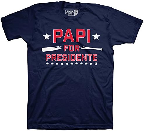 MLB Boston Red Sox David Ortiz "Big Papi" For President T-Shirt, X-Large, Midnight Navy