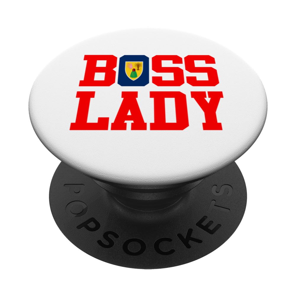 BOSS LADY - Turks And Caicos Islands PopSockets Swappable PopGrip