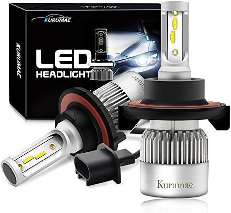 H13 Led Headlight Bulbs - 9008 All-in-one LED Headlight Headlamp Conversion Kit 2 Pcs with CSP Chips - 72W,8000Lm,6500K,Waterproof IP65 3-Year Warranty …