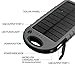 Solar Charger, Powercam, 5000 mAh, Waterproof, Drop Resistant, Shockproof, for iPhones, iPads, Android, Samsung phones, GPS devices and Cameras (Black)