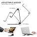 Adjustable Cell Phone Tablet Stand Multi-Angle, Foldable Desktop Stand Holder Dock Cradle
