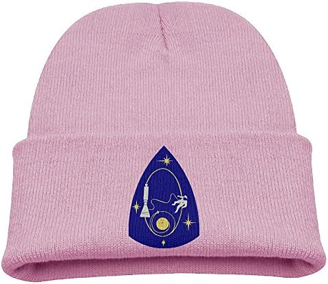 Engchengx Space Travel Children's Knit Cap Pink