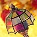 goldblue 1/12 Dollhouse Miniature Shape Lampshade LED Desk Lamp Light