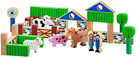 Lanka Kade BL17 Farm Building Blocks Playset