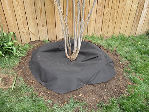 Ecover 3oz Garden Weed Barrier Landscape Fabric Erosion Control Mulch Mat Garden Ground Cover Mat, 3' x 5'