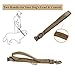 yisibo Training Dog Bungee Leash Tactical Nylon Heavy Duty Dog Leash with Control Handle Quick Release Leads Rope for Medium Large Dogs (Coyote Brown-Enhanced)