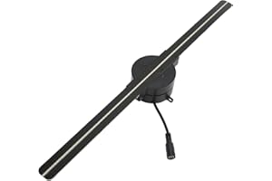 YOIDESU 3D Hologram Fan,2000x224 Resolution Projector,LED Beads,HD Display,Custom Video Editing,Remote Control, for Business, Store, Party (US Plug)
