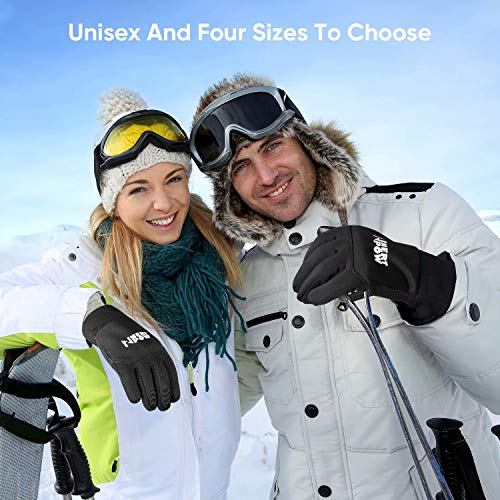 image for Nertpow Winter Cycling Bike Gloves, Warm Thermal Windproof Driving Run
