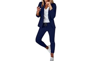 TAPANET Pants Suits for Women Dressy Business Casual Outfits Blazer Sets Pant Suits 2 Piece Set Work Outfits Office Clothing