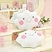 Dimart Cute White Smile Bowknot Clouds Plush Pillow Cushion