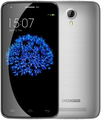 Amazon.com: Desbloqueado Android 5.0 doogee Valencia 2 Y100 Pro 5.0 inch 2 G + 16g teléfono inteligente mt6735 Quad Core 1,3 GHz Bluetooth, WiFi, OTG, GPS, a-gps, GSM y WCDMA \u0026 FDD-LTE, Plateado