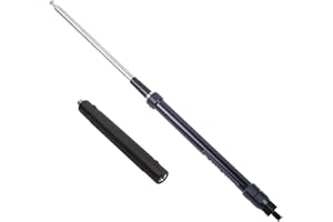 GABIL Laser Engraved GRA-7350TC 3/8-24 3/8" x24 CB HF 3.5MHz 7-30MHz/50MHz Broadband Telescopic Portable Ham Amateur Mobile Radio Antenna