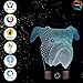 3D Optical Illusion Night Light - 7 LED Color Changing Lamp - Cool Soft Light Safe For Kids - Solution For Nightmares - Bulldog