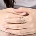 BOHG Jewelry Womens 14MM Rose Gold Plated Double 