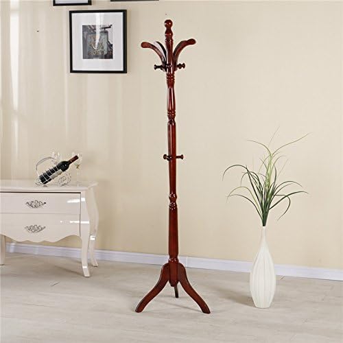 YiHai Coat Rack Stand Hall Tree Entrayway Jacket Purse Scarf Rack