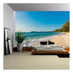 Beautiful Tropical Beach Landscape at KOH Kood Island,Thailand - Removable Wall Mural | Self-Adhesive Large Wallpaper - 66x96 inches