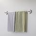 KES Suction Cup Single Towel Bar SUS 304 Stainless Steel No Drill Wall Mount Contemporary Bathroom Accessory Clothes Organizer Shelf Rack Brushed Finish 55 CM OR 22-Inch, A6200B