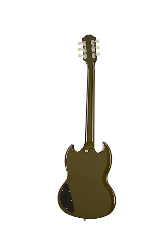 Epiphone SG Standard 60s Maestro Vibrola, Olive Drab Green in