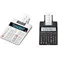 Casio HR-300RC Printing Calculator with Backlit LCD Display,White,Mini-Desktop & HR-170RC Plus, Min-Desktop Printing Calculator (New Version of The HR-100TM)