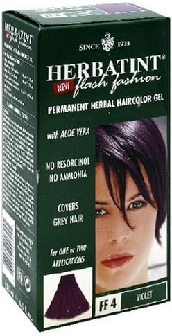 Herbatint Herbatint Flash Fashion Permanent Herbal Haircolor Gel, Violet FF4, 4.56-Ounces (Pack of 2)