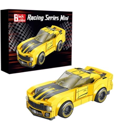 Block Builder Bugatti Set 237 Pezzi - Blocchi Costruzione Auto Da Corsa Per Bambini E Adulti, Colore Blu