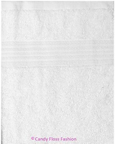 Candy Floss Attic 100% Egyptian Cotton Hand Face Bath Sheet Bale Luxury Pure Supersoft Towel Bale White