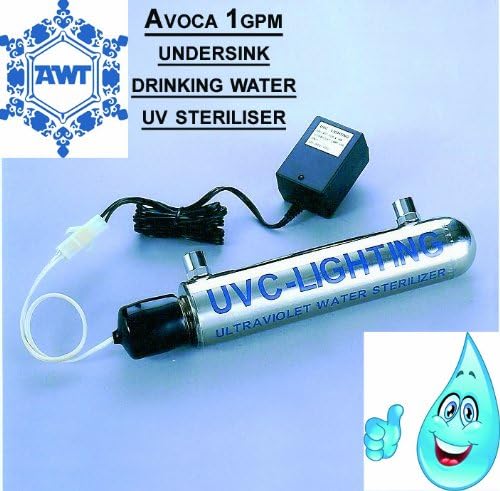 Avoca Undersink UV Ultra Violet System Kills All Coliform Bacteria, Cryptosporidium And E-Coli