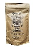 Inca Pure Organic Maca Powder - Harvested in Peru 100% Fresh Superfood - Fair Trade, JAS, Kosher, and USDA Organic Certified, 1lb. Fresh Seal Bag, 5g Serving