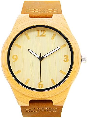 iBigboy Gorgeous Bamboo Wood Watch Wooden Watches Men's Wristwatch Quartz Watch IB-1600Cd