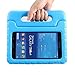 BMOUO Samsung Galaxy Tab 4 7.0 Kids Case - EVA ShockProof Case Light Weight Kids Case Super Protection Cover Handle Stand Case for Kids Children for Samsung Galaxy Tab4 7-inch Tablet - Blue Color