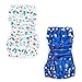 UBBCARE Reusable Swim Diaper Adjustable Baby Swim Diapers for Babies 0-2 Years 2pcs Baby Shower Gifts & Swimming Lessons