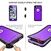 ImpactStrong Compatible with iPhone 7/8 Waterproof Case [Fingerprint ID Compatible] Slim Full Body Protection - Purple