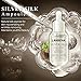 Face Skin Silver Silk Collagen Ampoule Serum for Tightening Pores+Repairing Wrinkle Fine Lines+Moisturizing Nourishing+Anti-Aging and Anti-Oxidation (Silver)