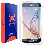Galaxy S6 Screen Protector + Full Body, Skinomi MatteSkin Full Skin Coverage + Screen Protector for Samsung Galaxy S6 Anti-Glare and Bubble-Free Shield