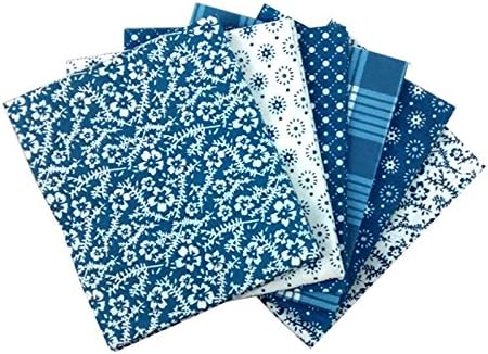 Craft Cotton Q1777-45 Oxford Denim Fat Quarters 45 x 55cm 6pk